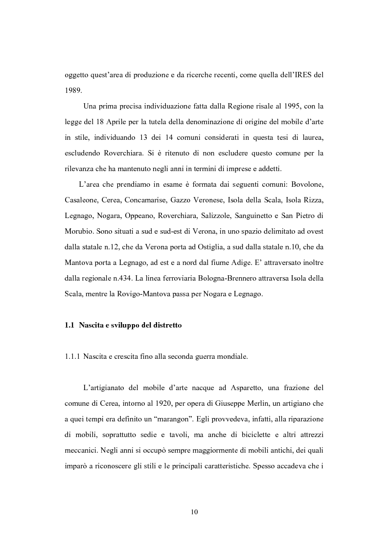 Anteprima della tesi: Il distretto del mobile della bassa veronese, Pagina 6