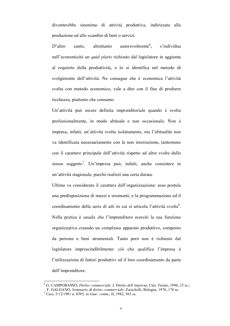 Anteprima della tesi: L'imprenditore occulto nella giurisprudenza, Pagina 6