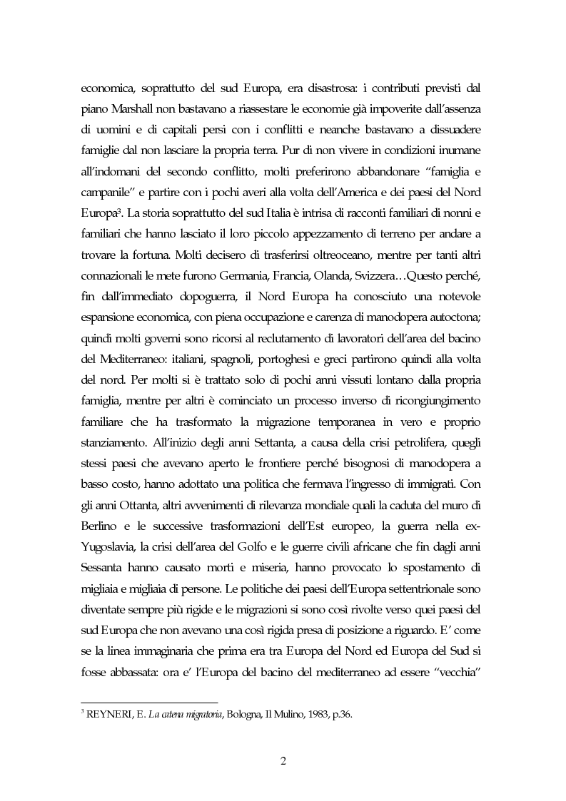 Anteprima della tesi: Piccoli immigrati in Europa. Confronto tra le strategie di inserimento scolastico, Pagina 2