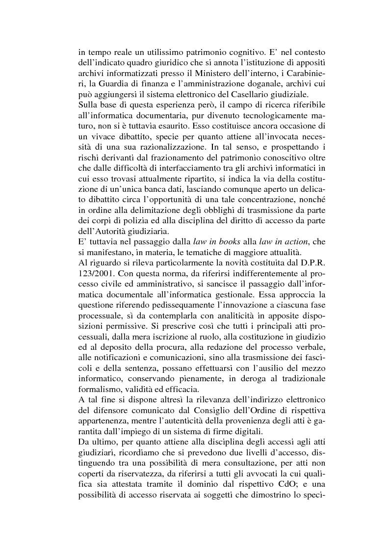 Anteprima della tesi: L'informatizzazione dell'attività amministrativa, Pagina 2
