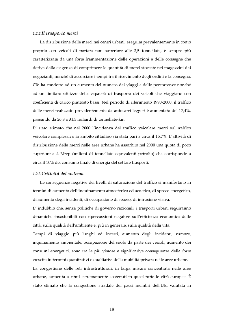 Anteprima della tesi: Analisi mediante LCA e valutazione economica dei trasporti nella città di Padova, Pagina 11