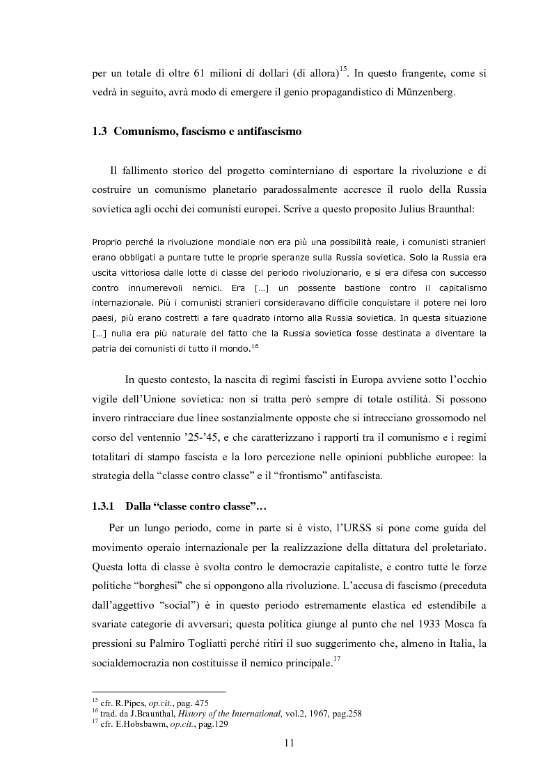 Anteprima della tesi: Wilhelm Münzenberg (1889-1940). Comunicazione, propaganda, disinformazione: la storia del ''Murdoch di Stalin'', Pagina 8