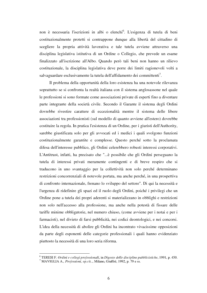 Anteprima della tesi: La disciplina delle professioni, Pagina 4