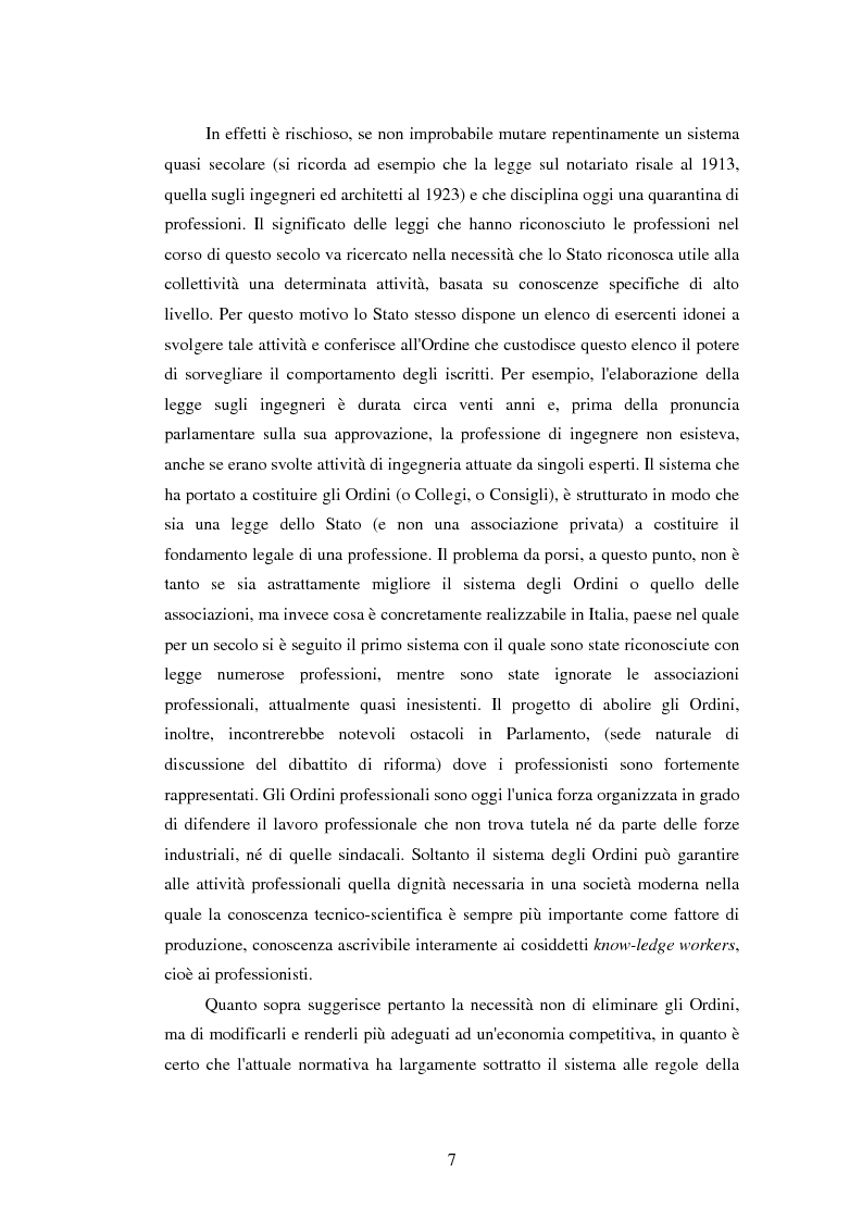 Anteprima della tesi: La disciplina delle professioni, Pagina 5