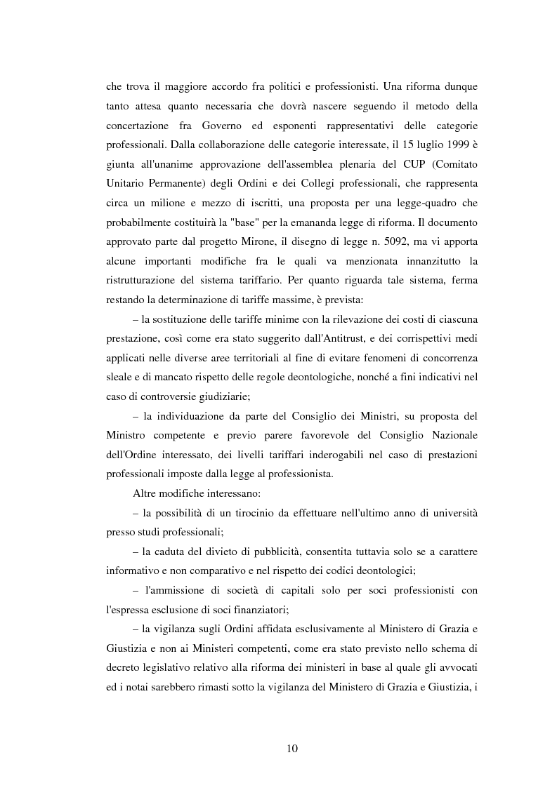 Anteprima della tesi: La disciplina delle professioni, Pagina 8