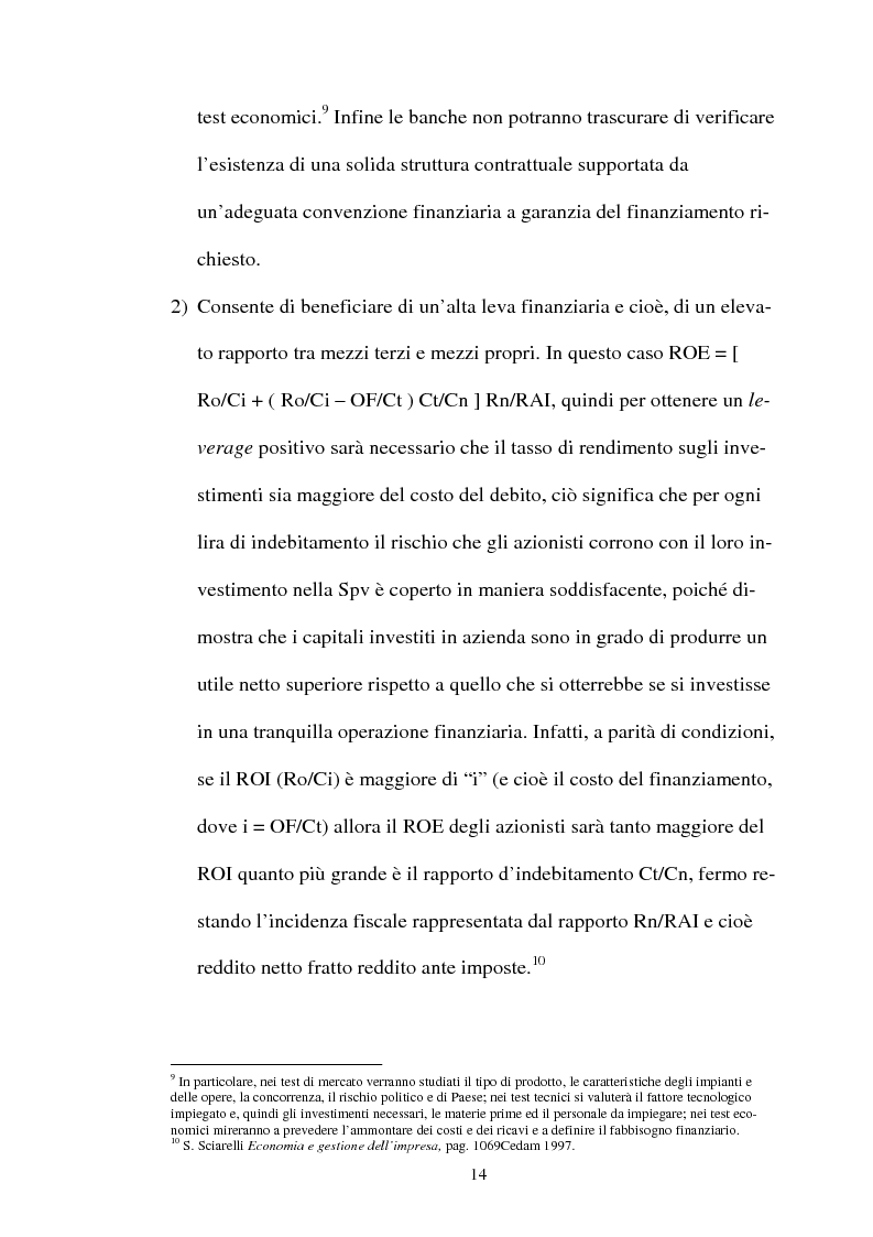 Anteprima della tesi: Il project financing e la realizzazione delle grandi opere infrastrutturali, Pagina 10