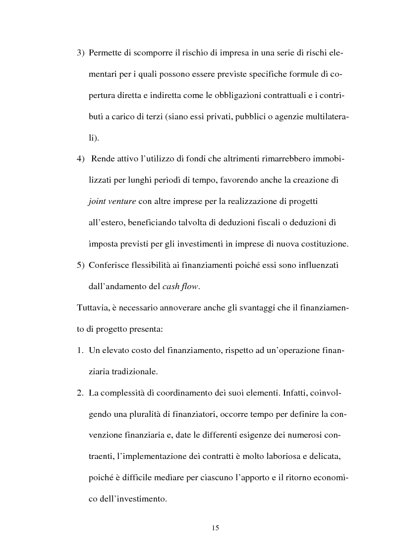 Anteprima della tesi: Il project financing e la realizzazione delle grandi opere infrastrutturali, Pagina 11