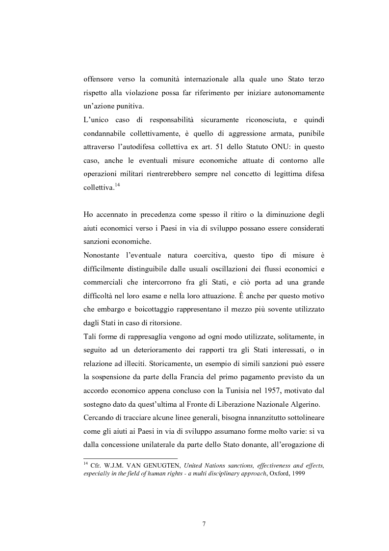 Anteprima della tesi: Sanzioni economiche e tutela dei diritti dell'uomo, Pagina 11