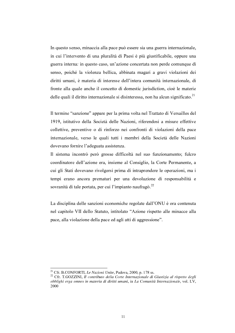 Anteprima della tesi: Sanzioni economiche e tutela dei diritti dell'uomo, Pagina 15