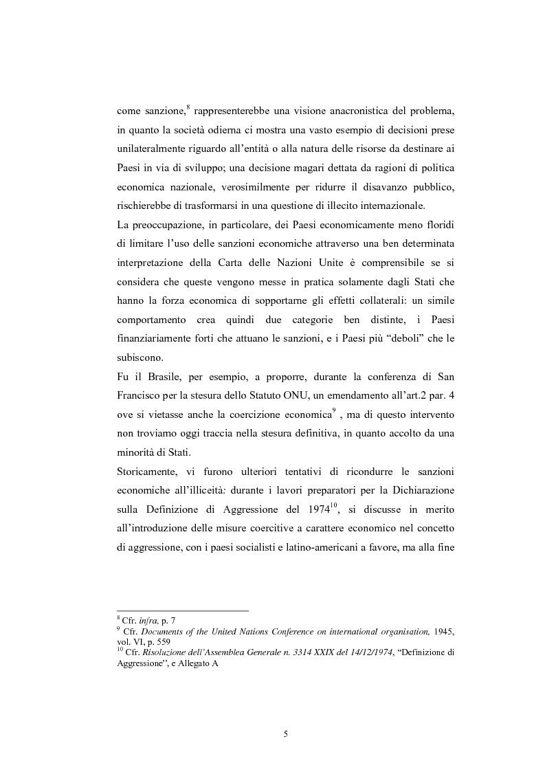 Anteprima della tesi: Sanzioni economiche e tutela dei diritti dell'uomo, Pagina 9