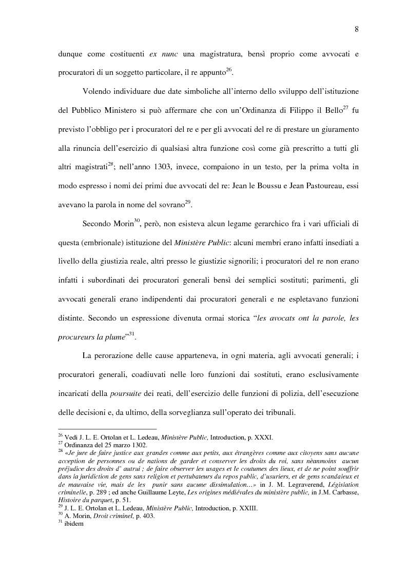 Anteprima della tesi: Il Pubblico Ministero nel diritto francese dell'Ottocento (1808-1882), Pagina 15