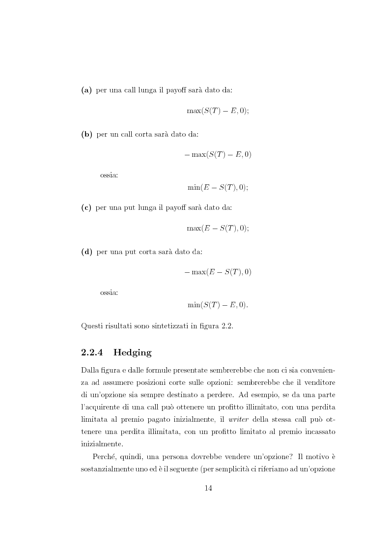 Anteprima della tesi: Un modello matematico per lo studio di prodotti finanziari derivati dipendenti dalla storia del titolo sottostante, Pagina 13