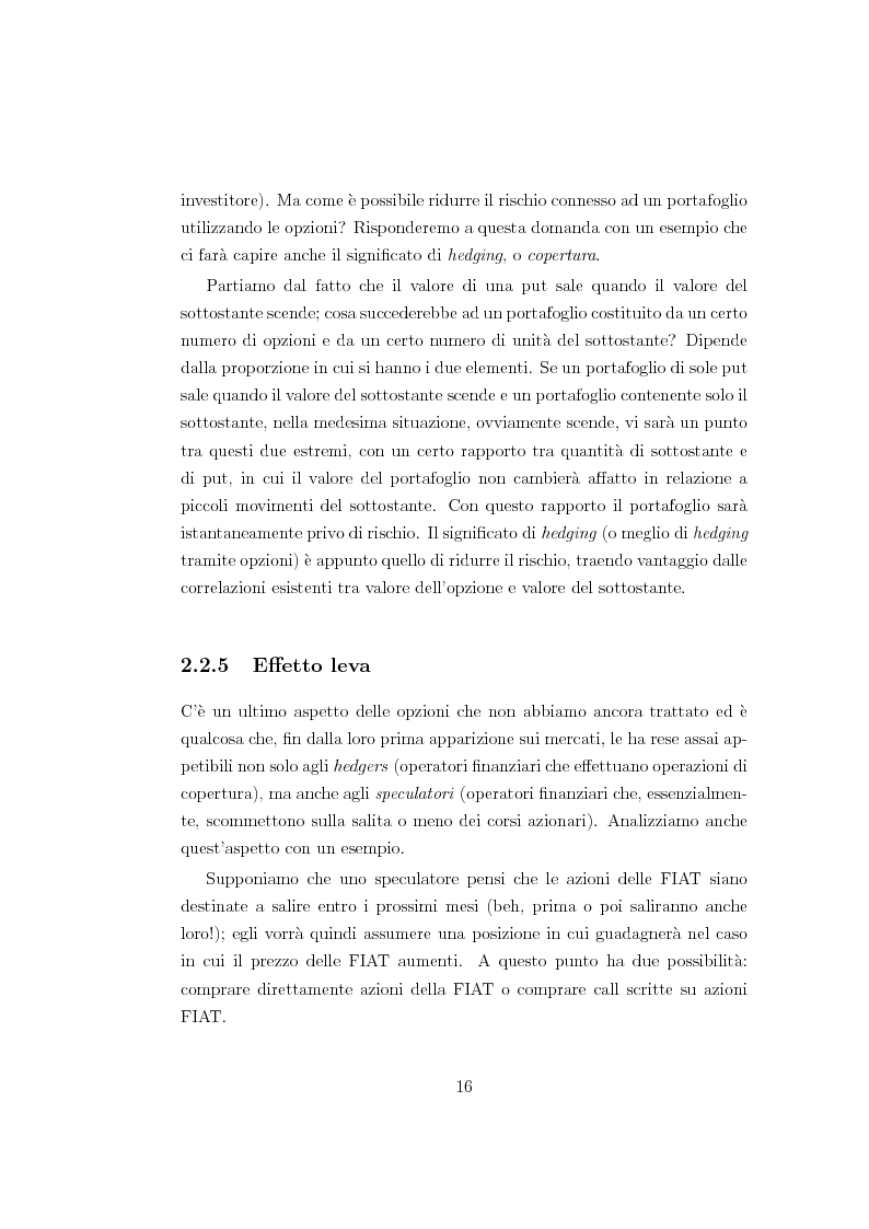 Anteprima della tesi: Un modello matematico per lo studio di prodotti finanziari derivati dipendenti dalla storia del titolo sottostante, Pagina 15