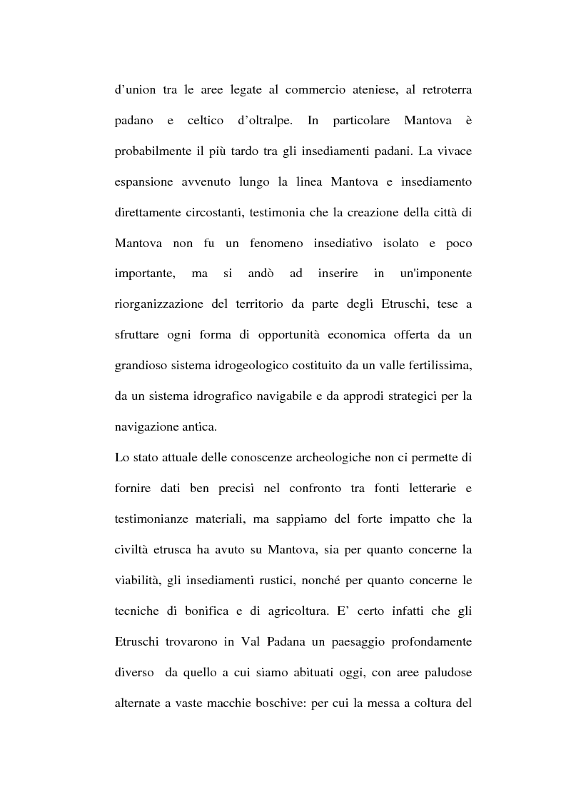 Anteprima della tesi: Topografia ed urbanistica della città di Mantova, Pagina 15