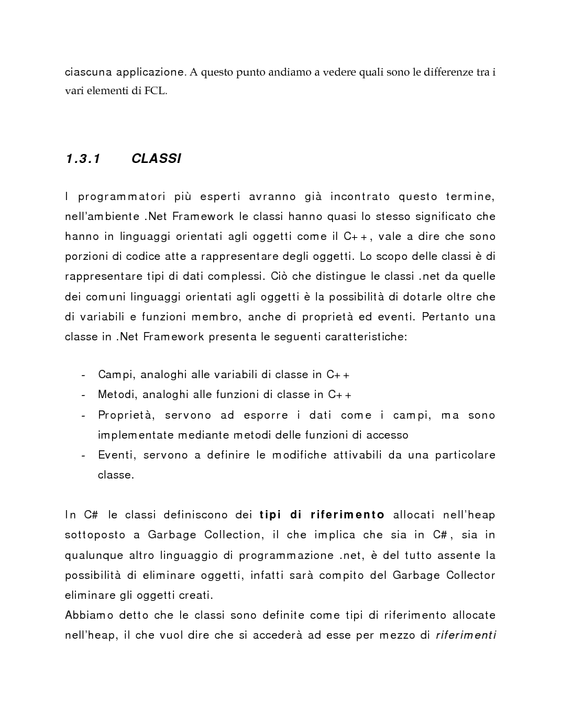 Anteprima della tesi: Progettazione e realizzazione applicazioni web e back office con la piattaforma Microsoft .NET, Pagina 14