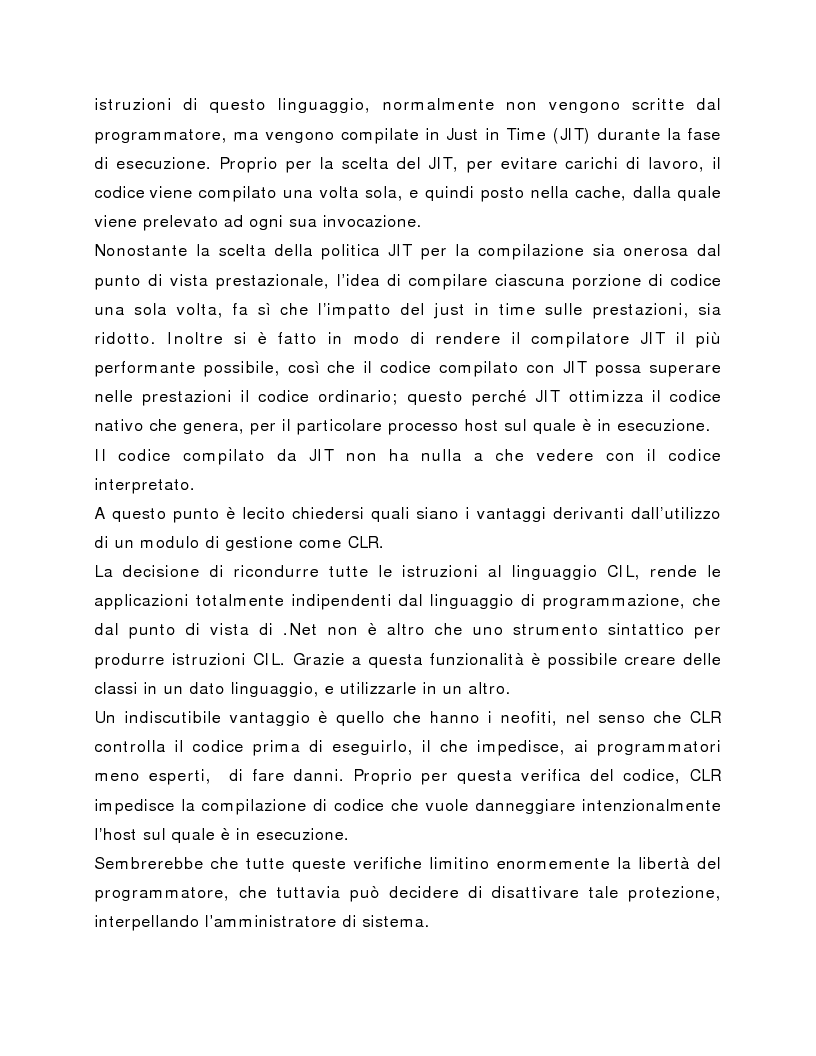 Anteprima della tesi: Progettazione e realizzazione applicazioni web e back office con la piattaforma Microsoft .NET, Pagina 5