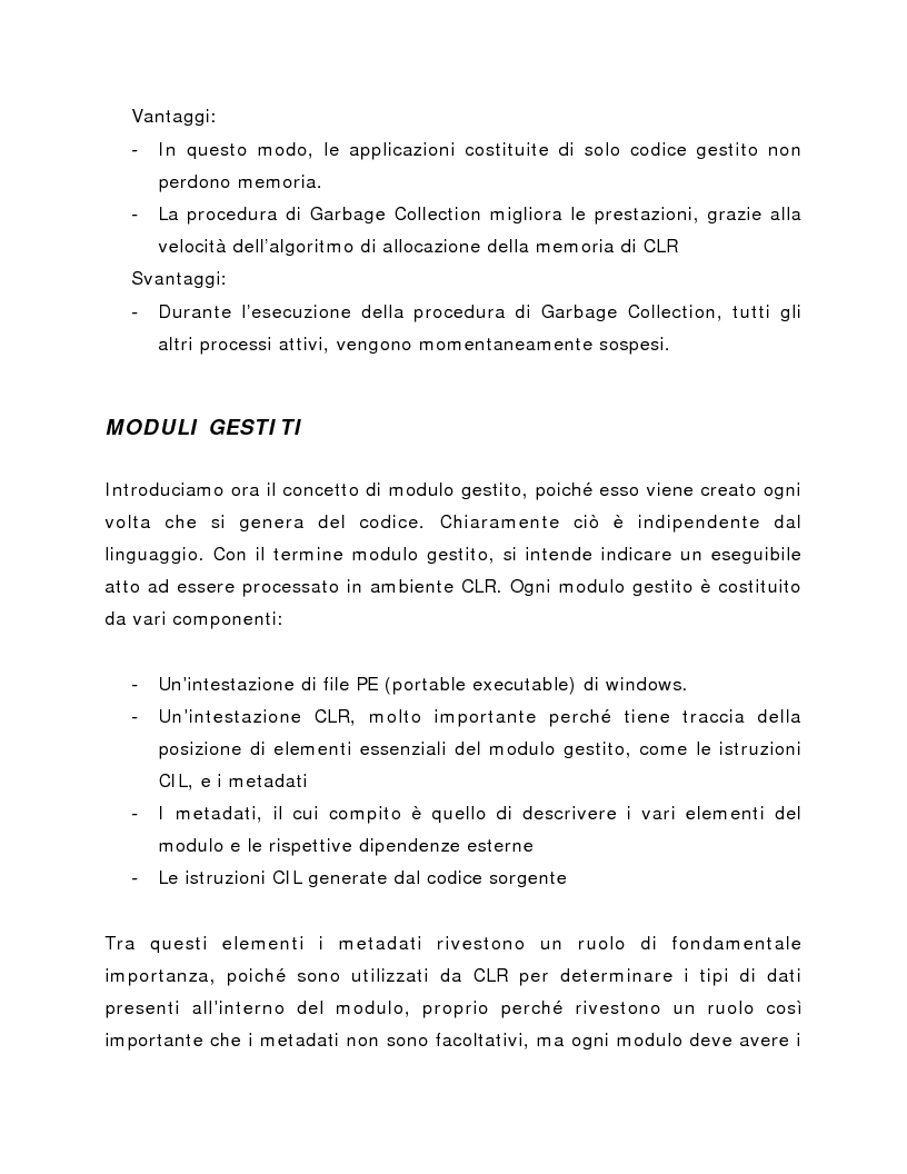 Anteprima della tesi: Progettazione e realizzazione applicazioni web e back office con la piattaforma Microsoft .NET, Pagina 7