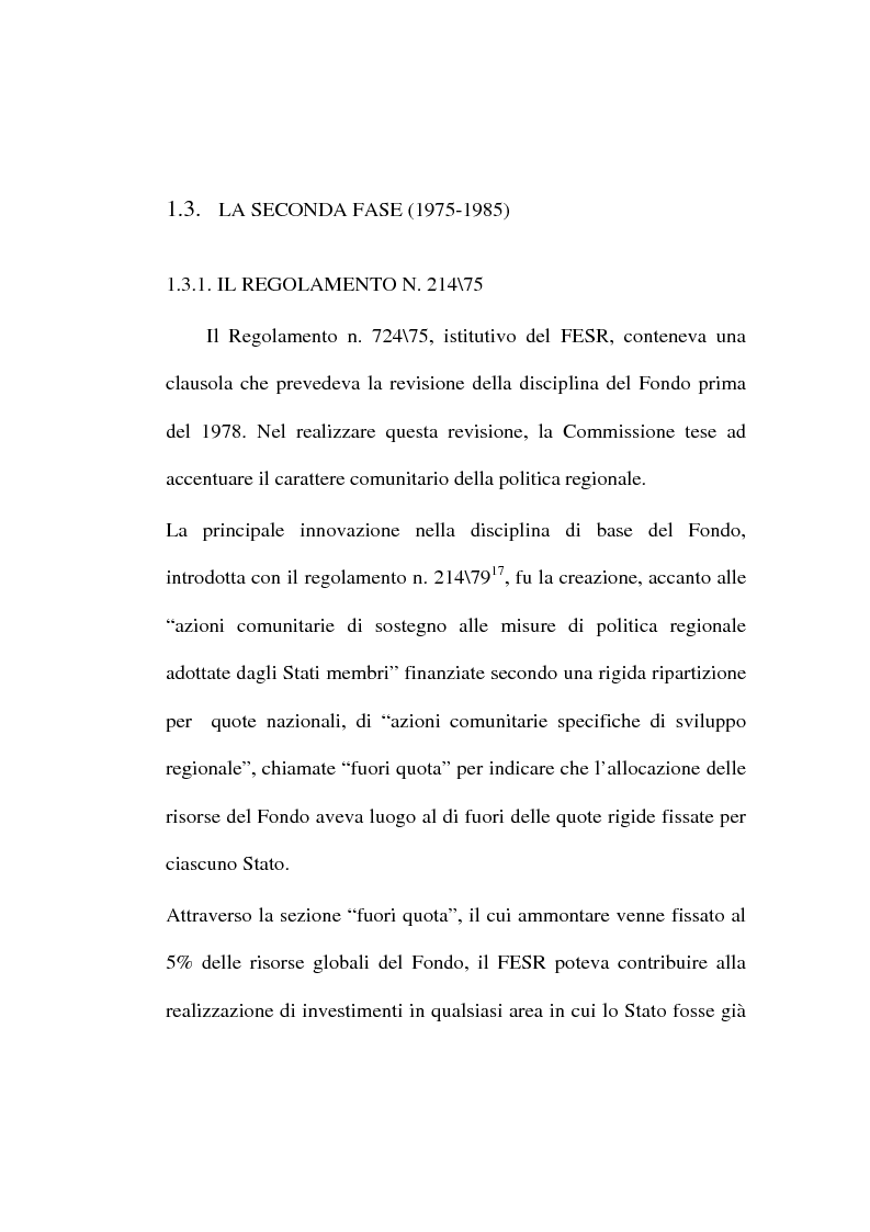 Anteprima della tesi: Le regioni meno sviluppate tra interventi comunitari e aiuti di stato, Pagina 14