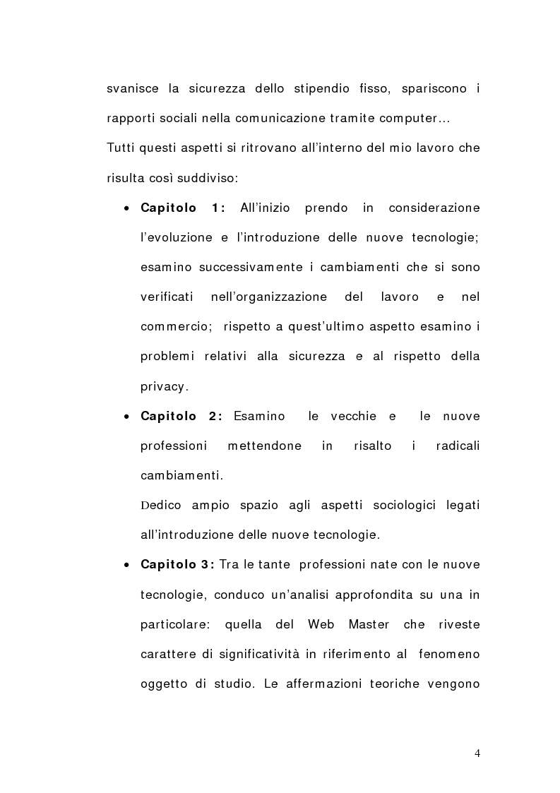 Anteprima della tesi: La dimensione del lavoro nel settore Ict, Pagina 2