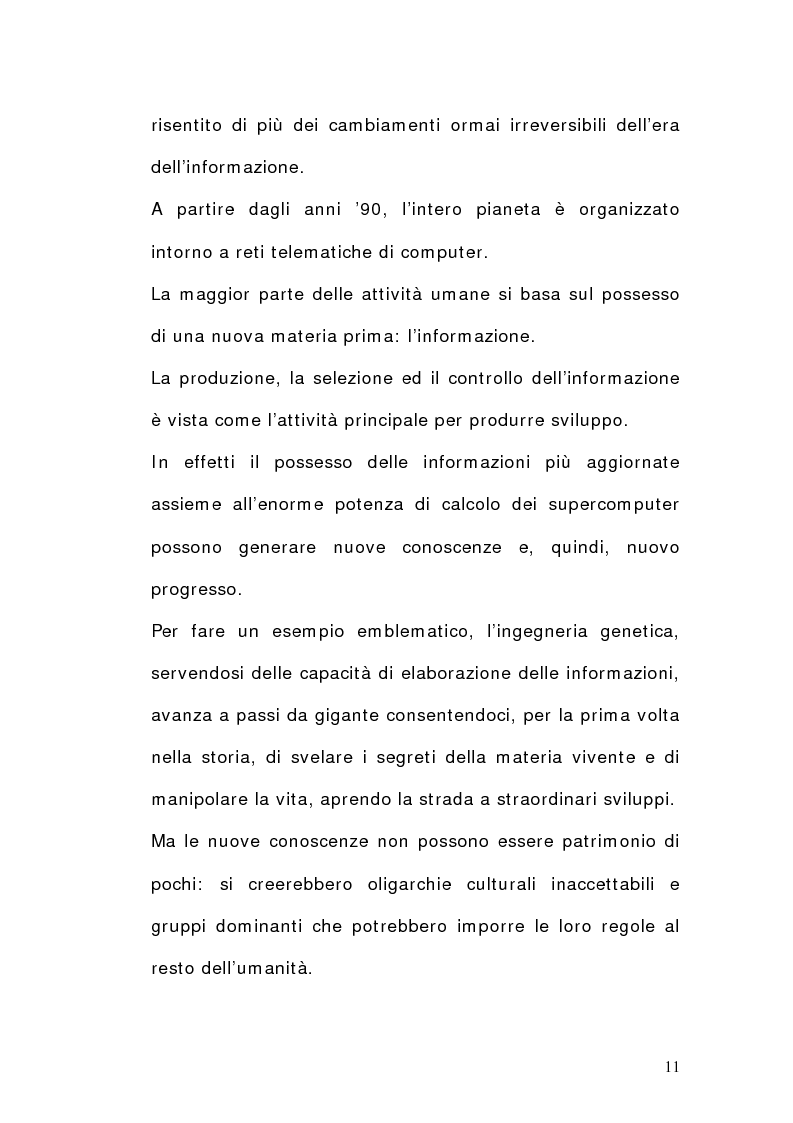 Anteprima della tesi: La dimensione del lavoro nel settore Ict, Pagina 9