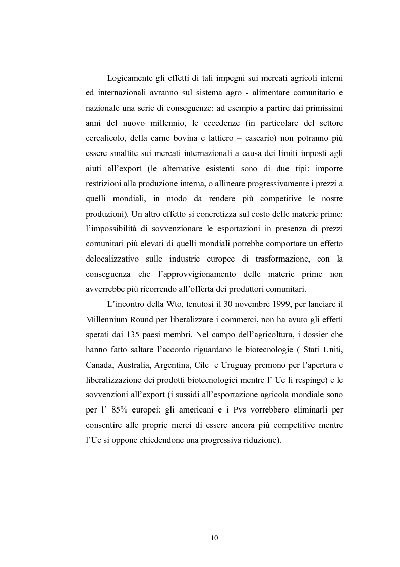 Anteprima della tesi: L'industria alimentare e il caso dei prodotti biologici, Pagina 10