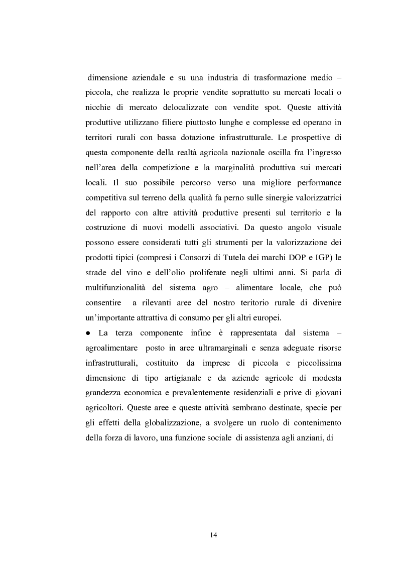 Anteprima della tesi: L'industria alimentare e il caso dei prodotti biologici, Pagina 14
