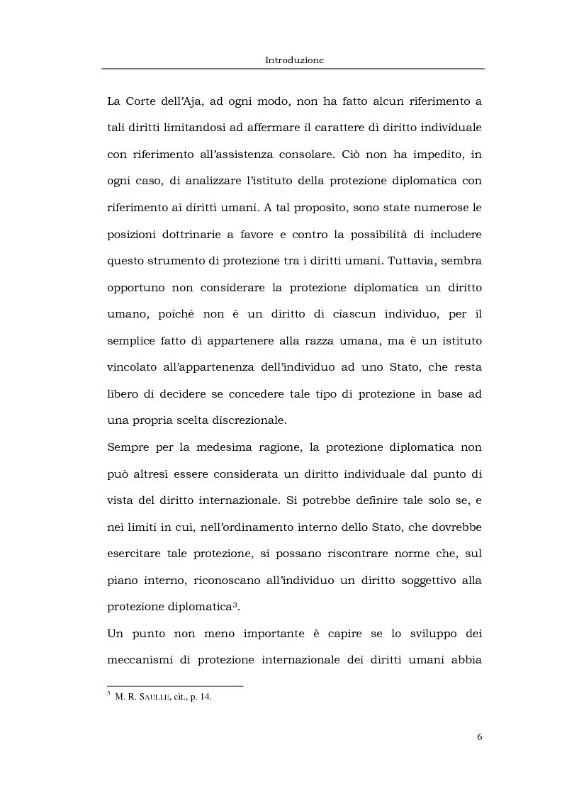 Anteprima della tesi: Il caso LaGrand e la tutela internazionale dei diritti umani, Pagina 6
