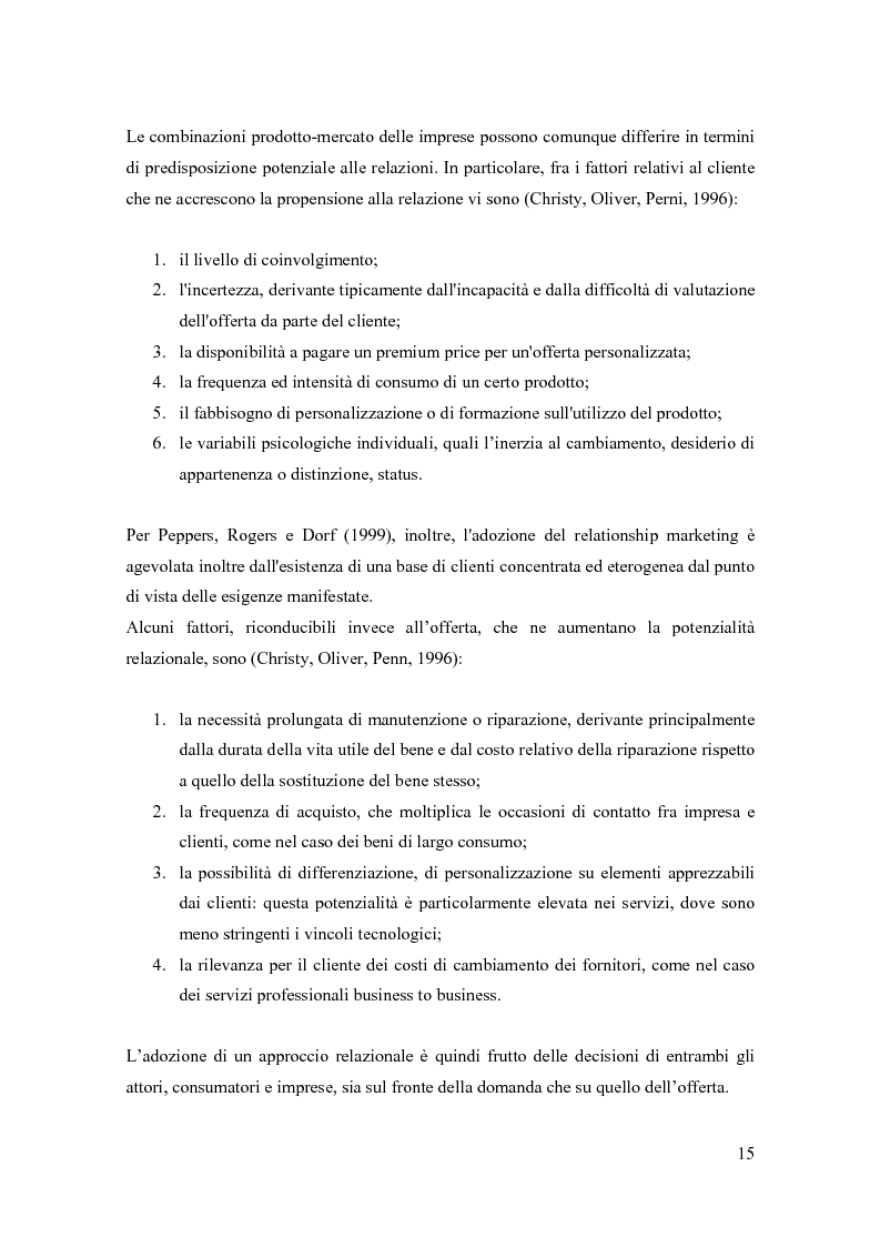 Anteprima della tesi: Il marketing relazionale nella grande distribuzione, Pagina 12