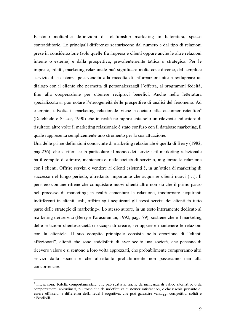 Anteprima della tesi: Il marketing relazionale nella grande distribuzione, Pagina 6