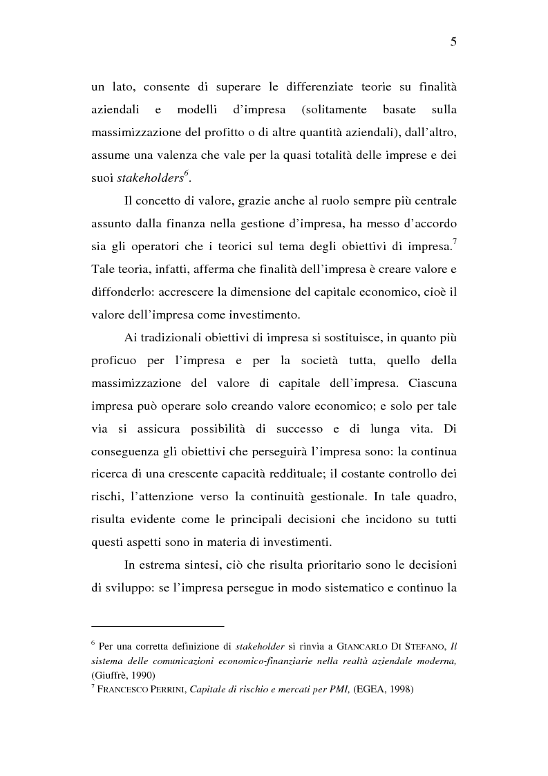 Anteprima della tesi: La quotazione in Borsa di una media impresa familiare, Pagina 8