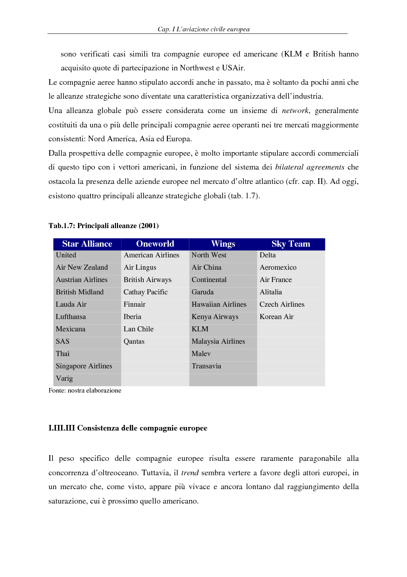 Anteprima della tesi: Il fenomeno del volo low cost in Europa: risvolti economici, sociali, turistici, Pagina 12