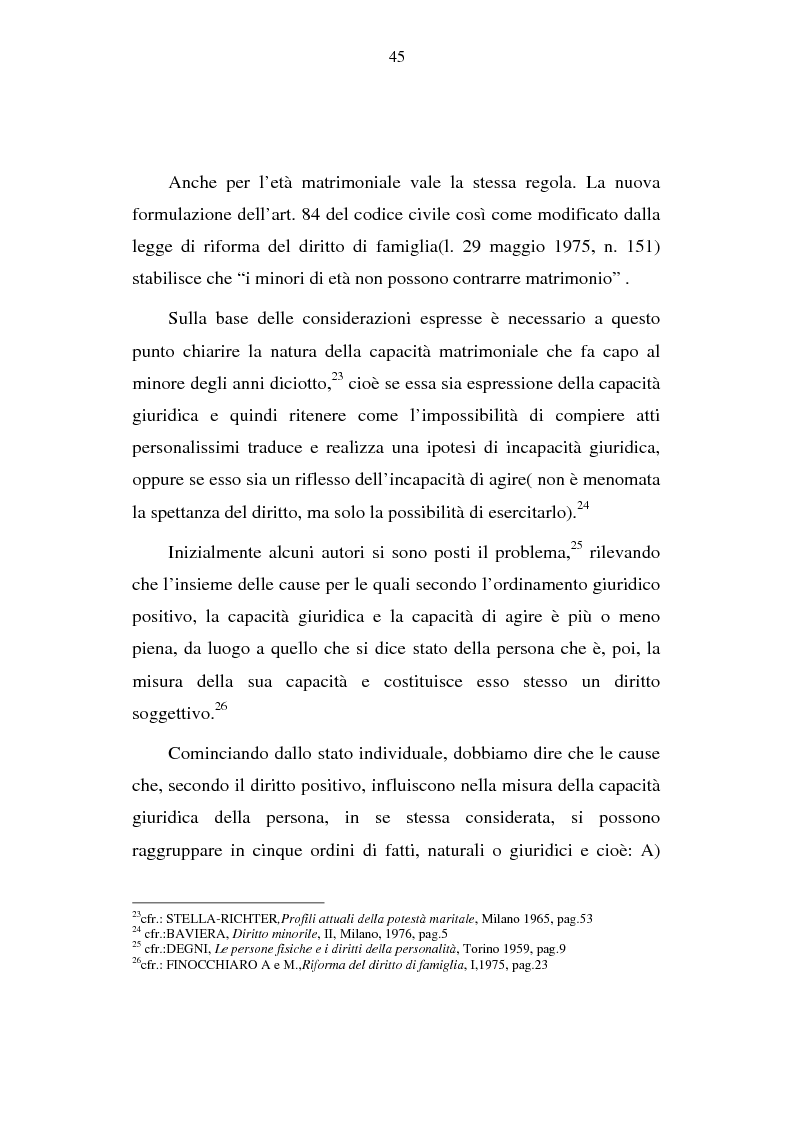 Anteprima della tesi: La capacità matrimoniale del minore in diritto canonico e nel diritto civile italiano, Pagina 10