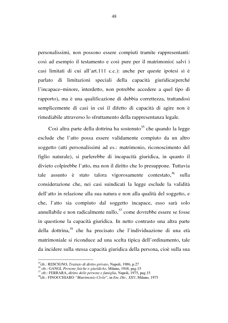 Anteprima della tesi: La capacità matrimoniale del minore in diritto canonico e nel diritto civile italiano, Pagina 13