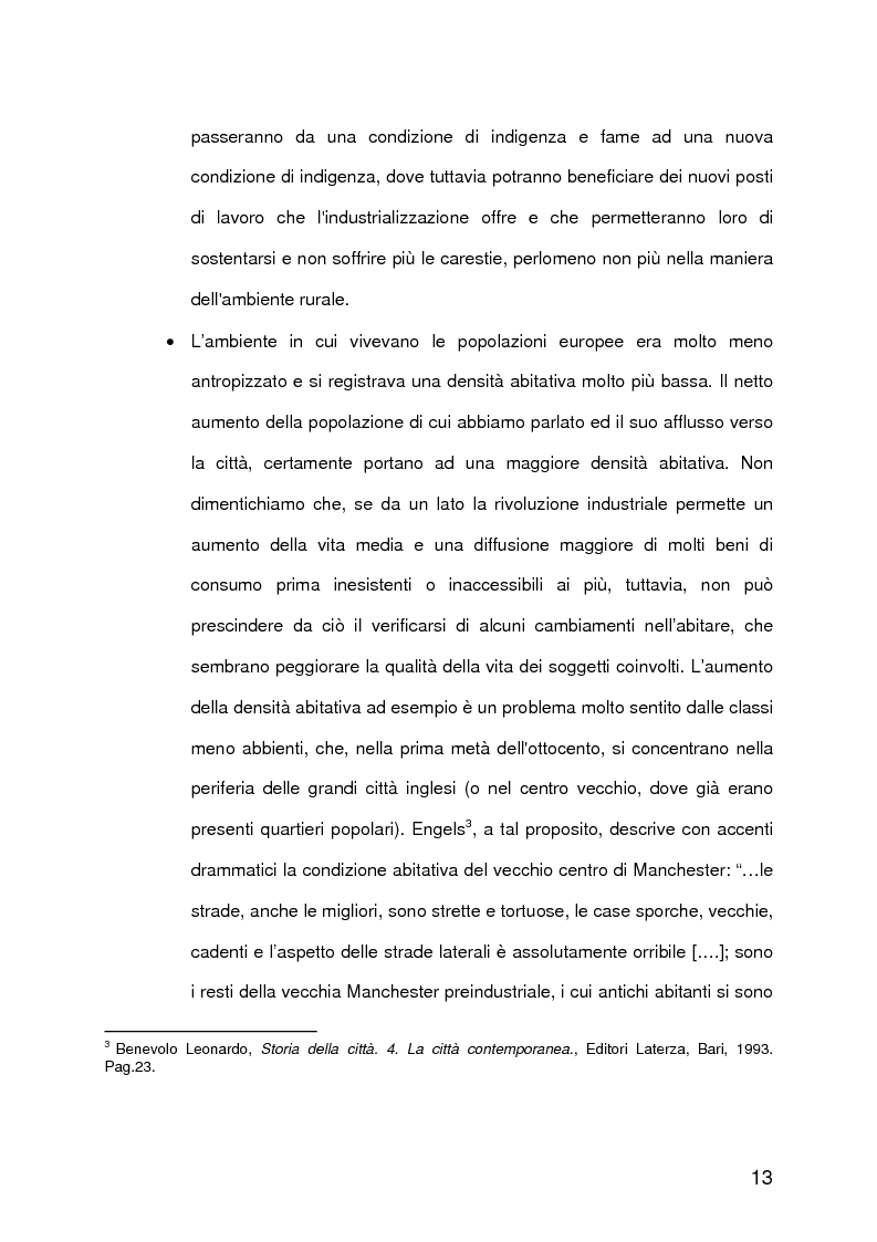 Anteprima della tesi: La qualità della vita urbana, aspetti sociologici. Analisi e metodi di valutazione, Pagina 8