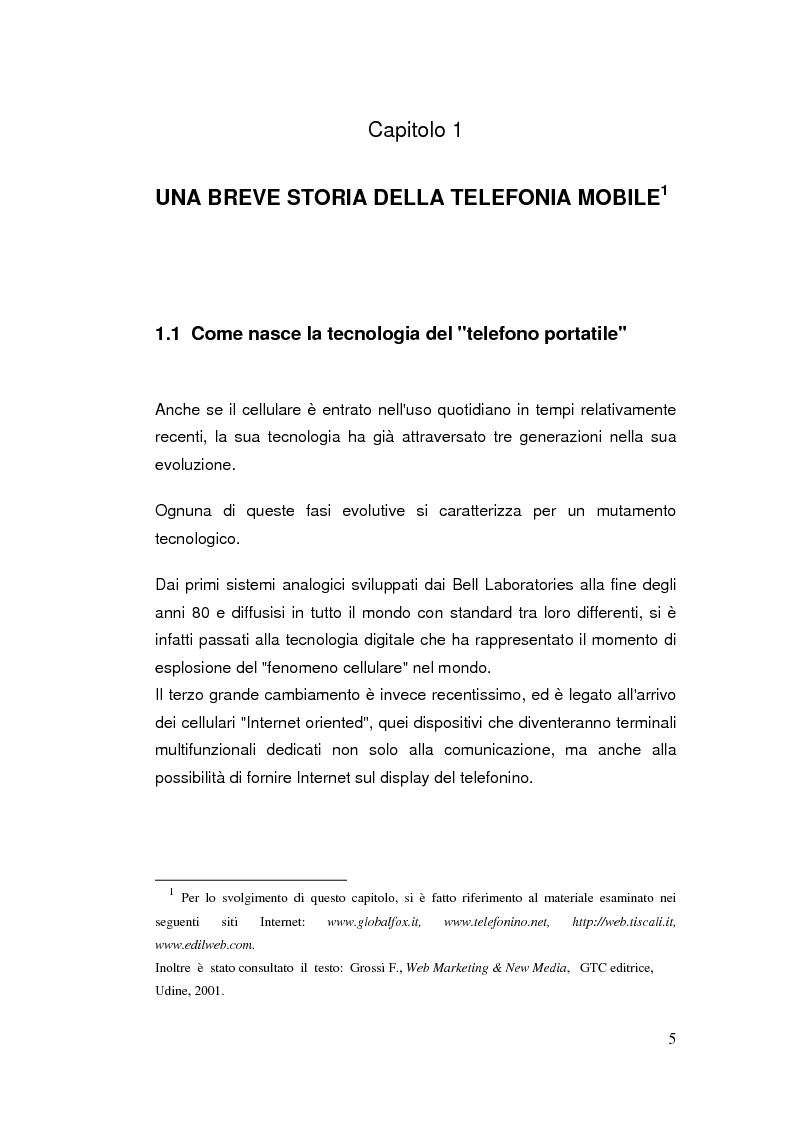 Anteprima della tesi: Telefonia mobile: impatto sociale. Indagine empirico-comparativa sulla percezione e l'uso del telefonino da parte di studenti universitari di Italia e Finlandia, Pagina 5