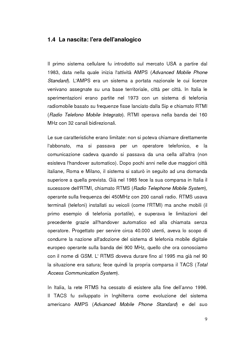 Anteprima della tesi: Telefonia mobile: impatto sociale. Indagine empirico-comparativa sulla percezione e l'uso del telefonino da parte di studenti universitari di Italia e Finlandia, Pagina 9