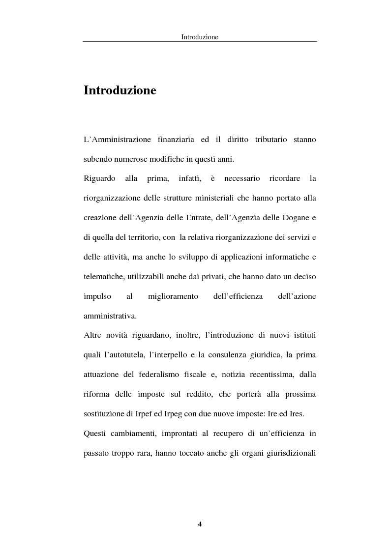 Anteprima della tesi: La tutela del contribuente nello Statuto dei diritti del contribuente, Pagina 1