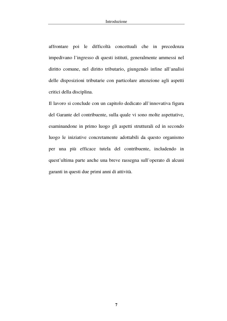 Anteprima della tesi: La tutela del contribuente nello Statuto dei diritti del contribuente, Pagina 4
