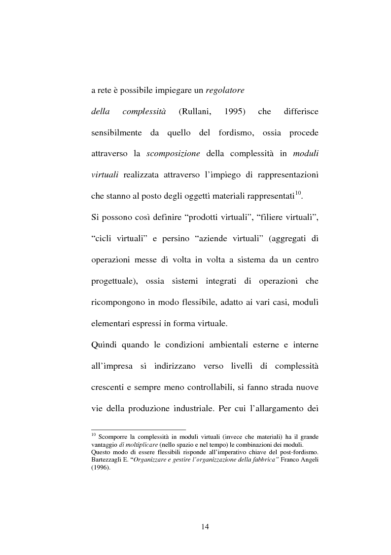Anteprima della tesi: La gestione modulare della produzione. L'esperienza Mirs della Pirelli Pneumatici, Pagina 14