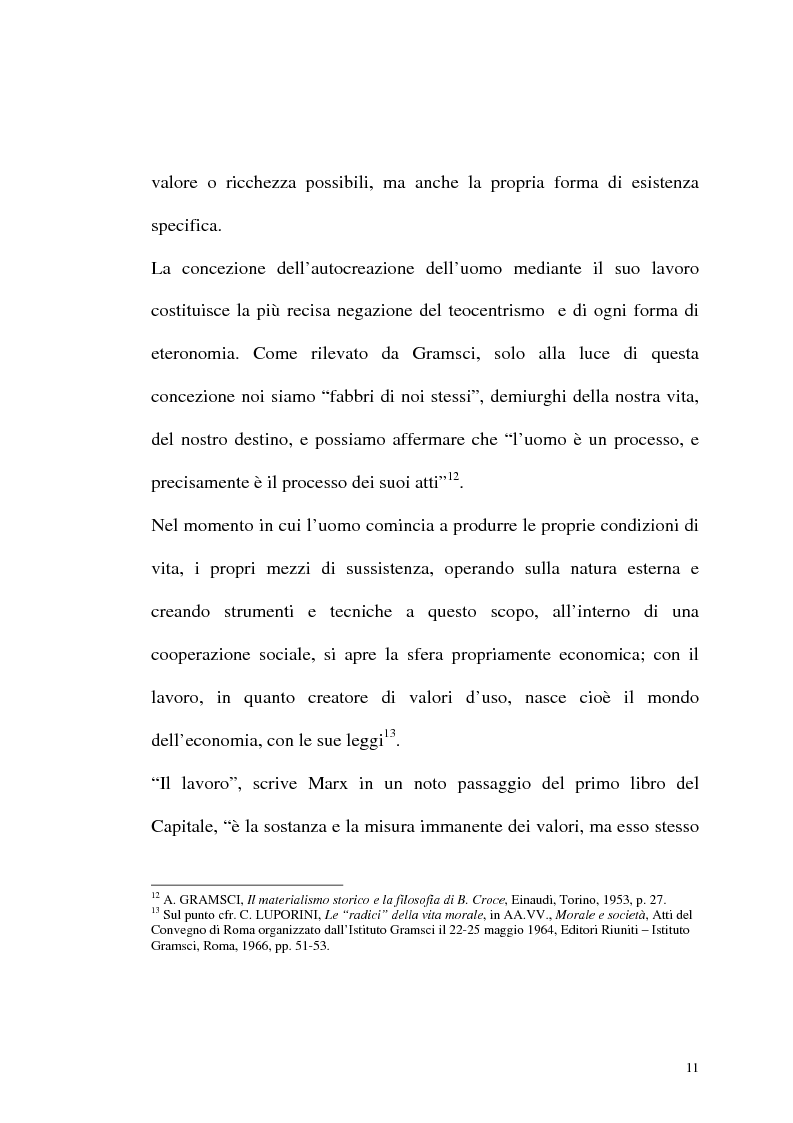 Anteprima della tesi: Karl Marx. Etica e critica dell'economia politica, Pagina 11
