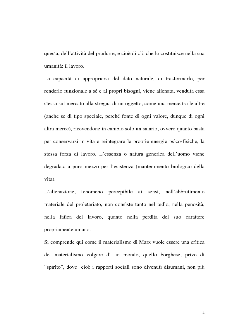 Anteprima della tesi: Karl Marx. Etica e critica dell'economia politica, Pagina 4