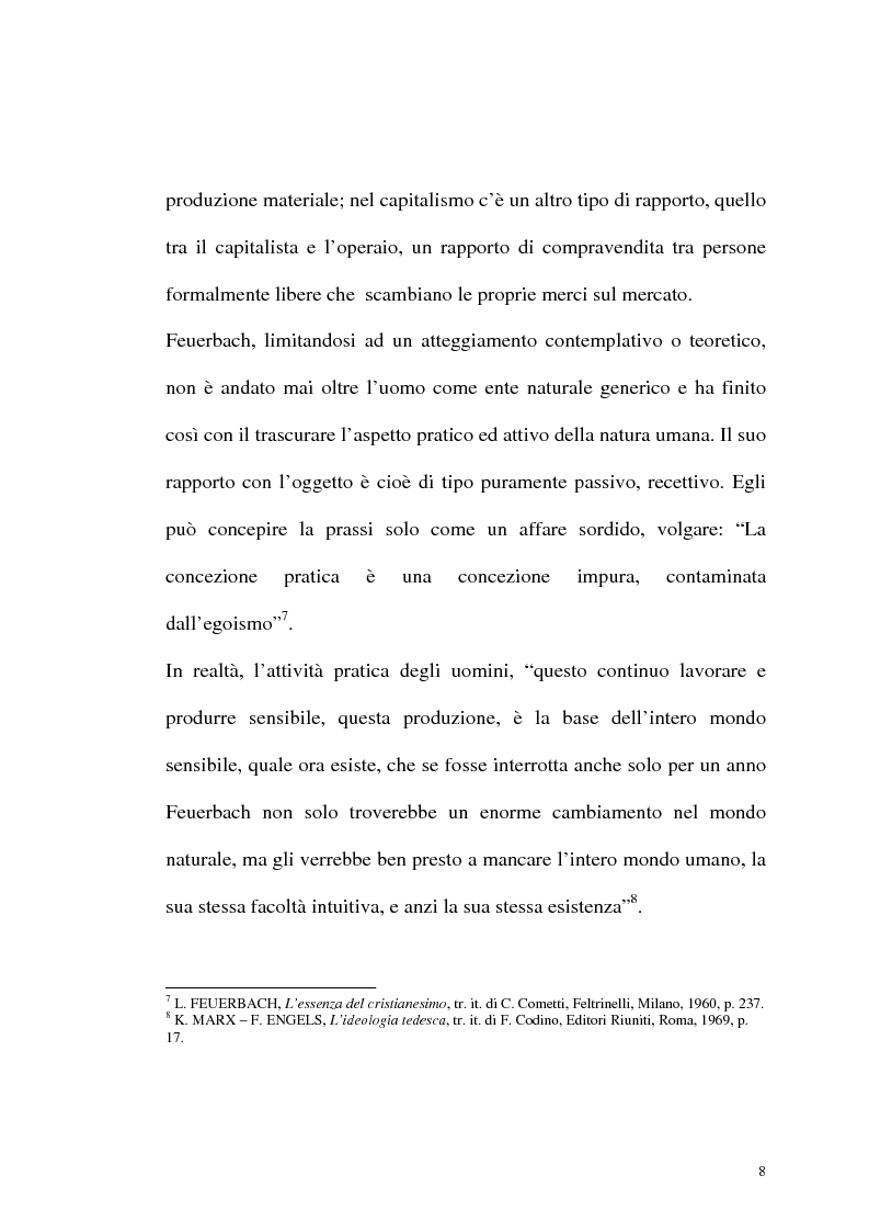 Anteprima della tesi: Karl Marx. Etica e critica dell'economia politica, Pagina 8