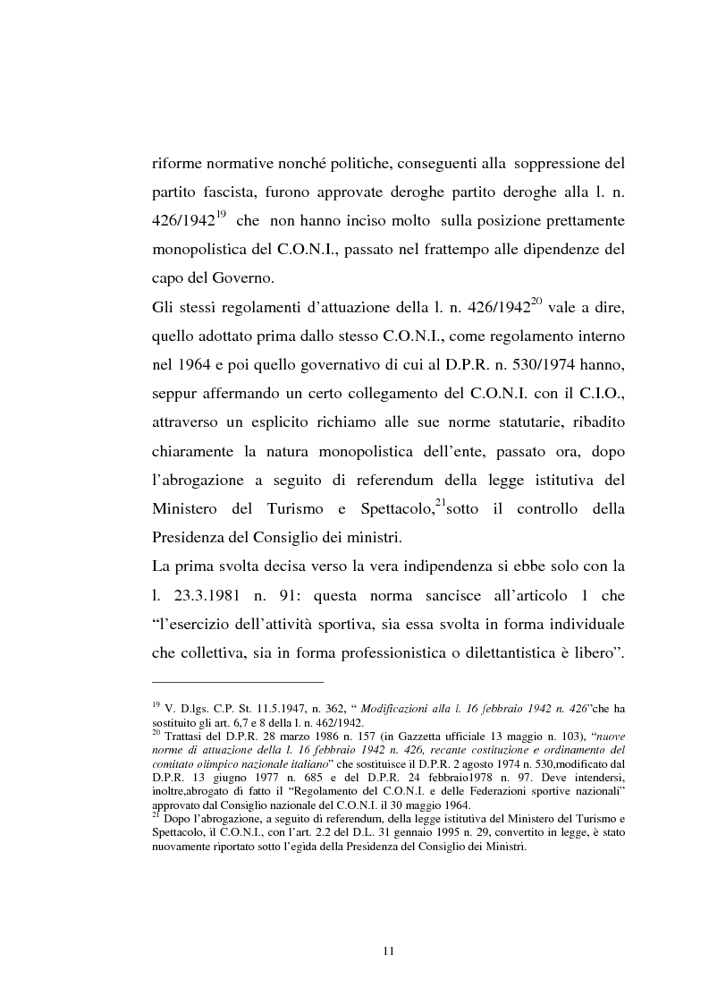 Anteprima della tesi: La tutela previdenziale del lavoro sportivo, Pagina 10