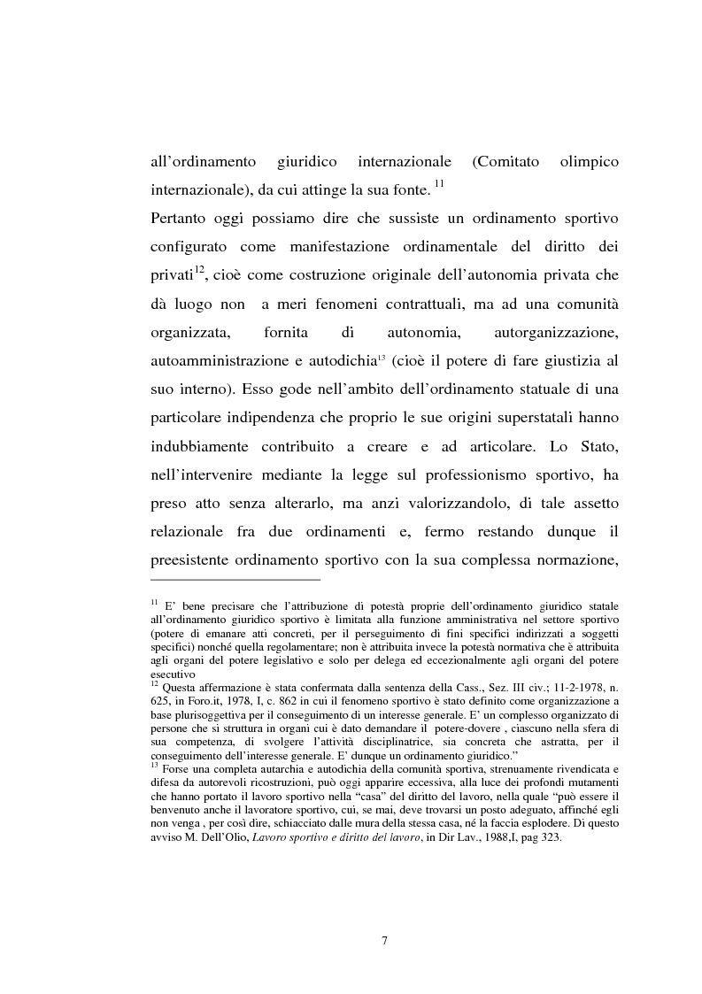 Anteprima della tesi: La tutela previdenziale del lavoro sportivo, Pagina 6