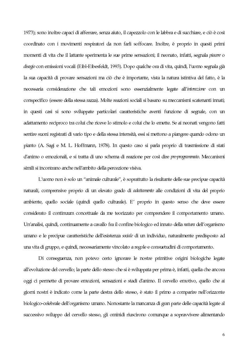 Anteprima della tesi: Interdipendenza emotiva: per una prospettiva cognitiva sulle emozioni, Pagina 4
