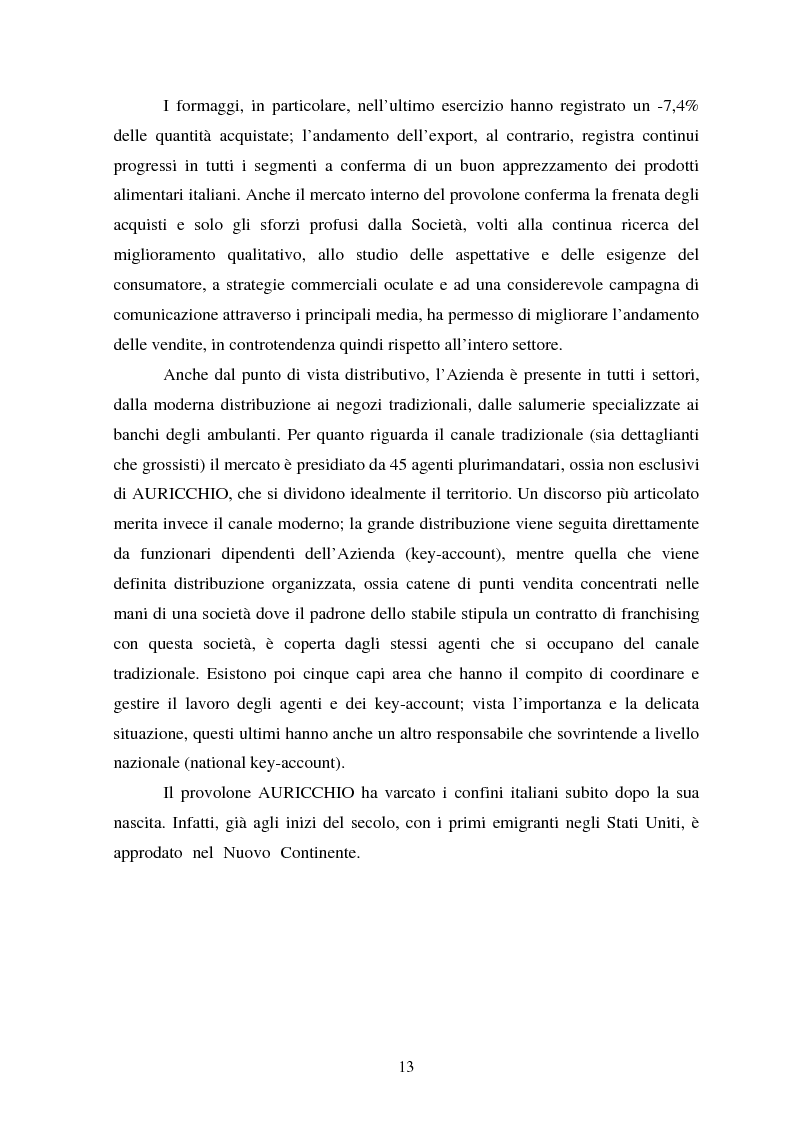 Anteprima della tesi: Le strategie competitive nel settore lattiero caseario. Il caso Auricchio, Pagina 10
