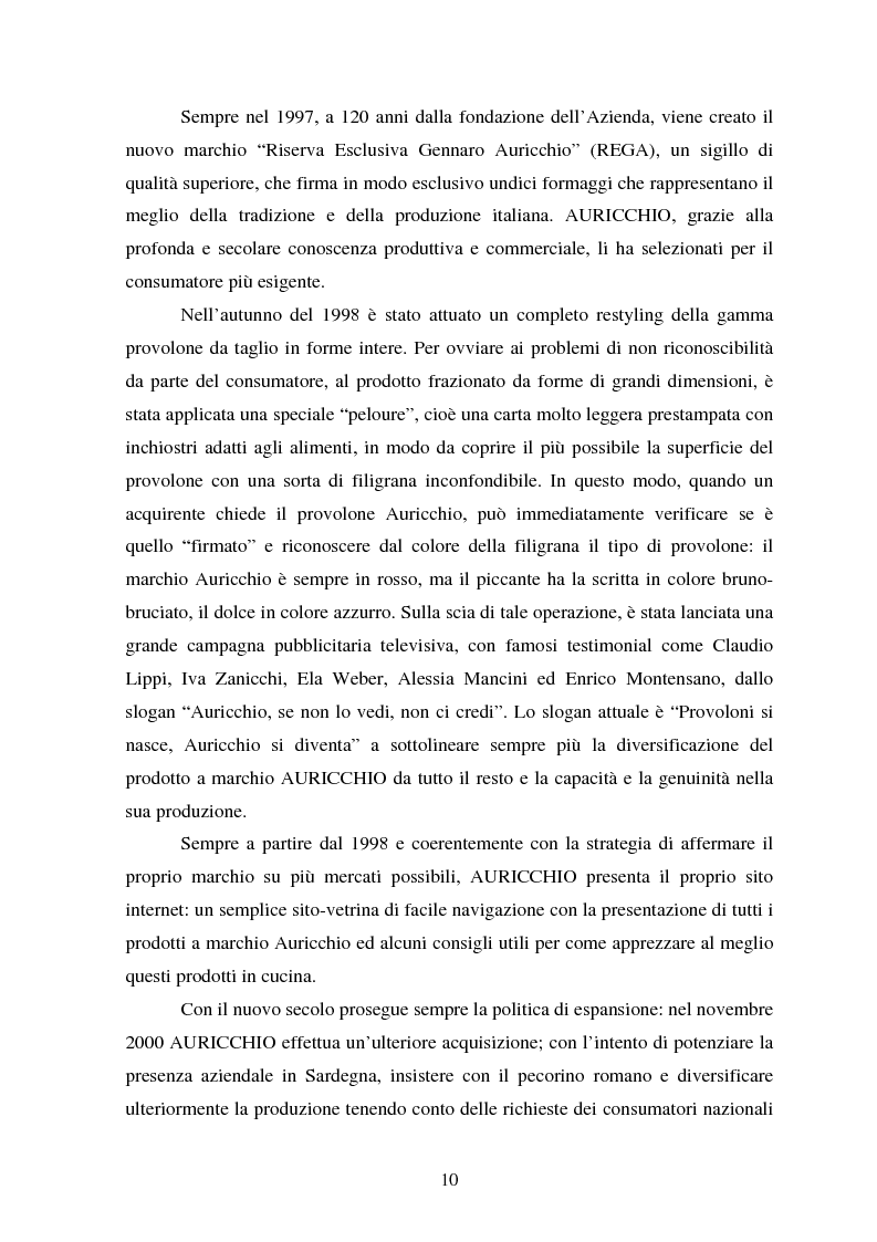 Anteprima della tesi: Le strategie competitive nel settore lattiero caseario. Il caso Auricchio, Pagina 7
