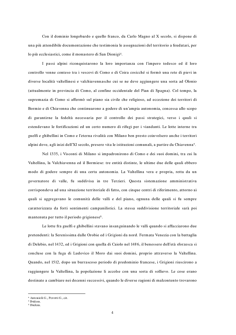 Anteprima della tesi: L'emigrazione ed il frontalierato in provincia di Sondrio, Pagina 4