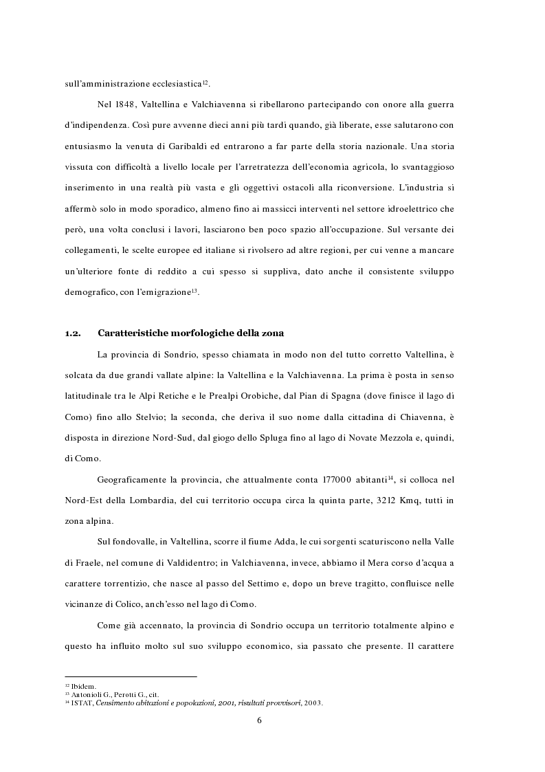Anteprima della tesi: L'emigrazione ed il frontalierato in provincia di Sondrio, Pagina 6