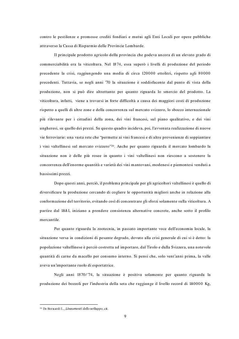 Anteprima della tesi: L'emigrazione ed il frontalierato in provincia di Sondrio, Pagina 9